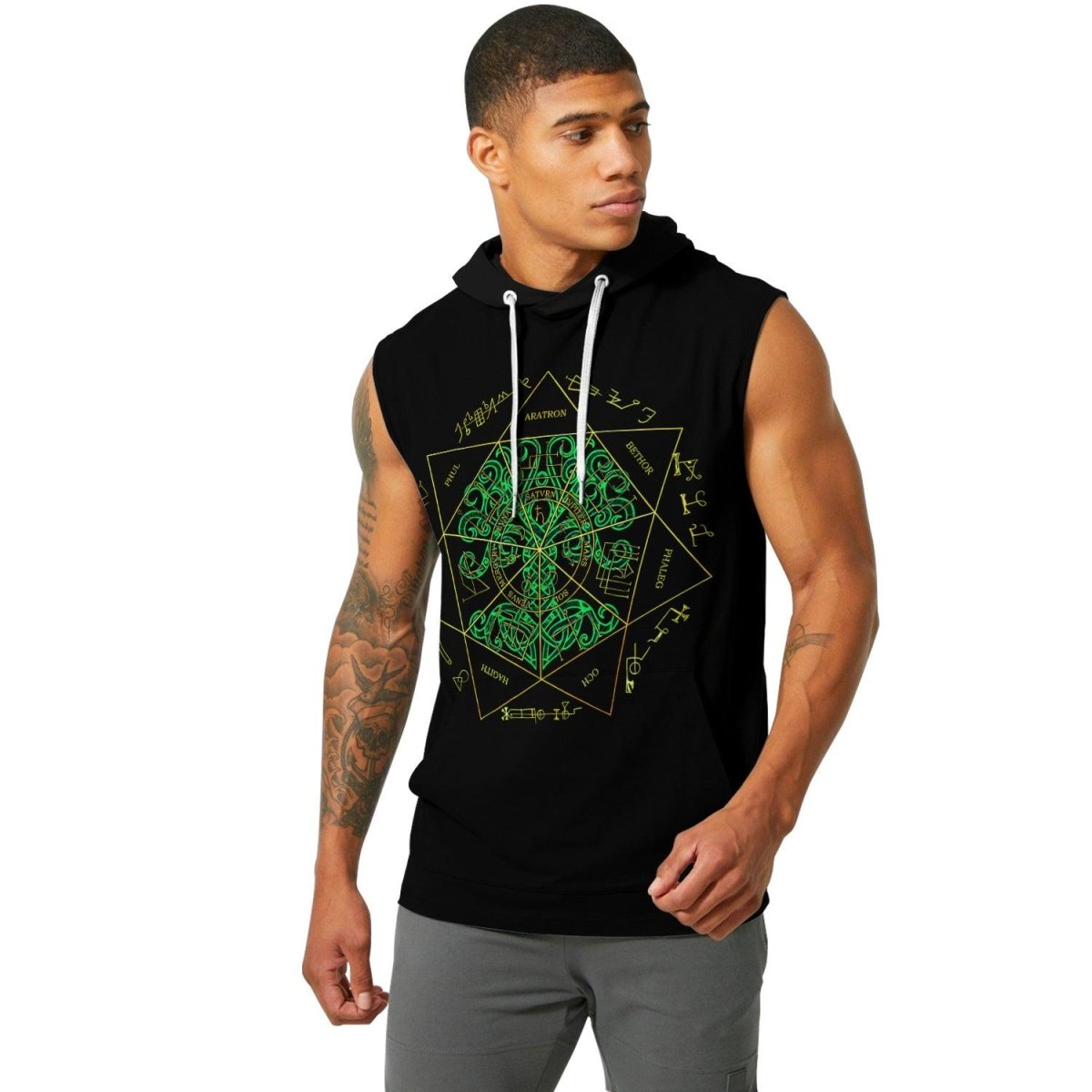 Viking World Tree Sleeveless Pullover & Zip Hoodie - BattleFitGear