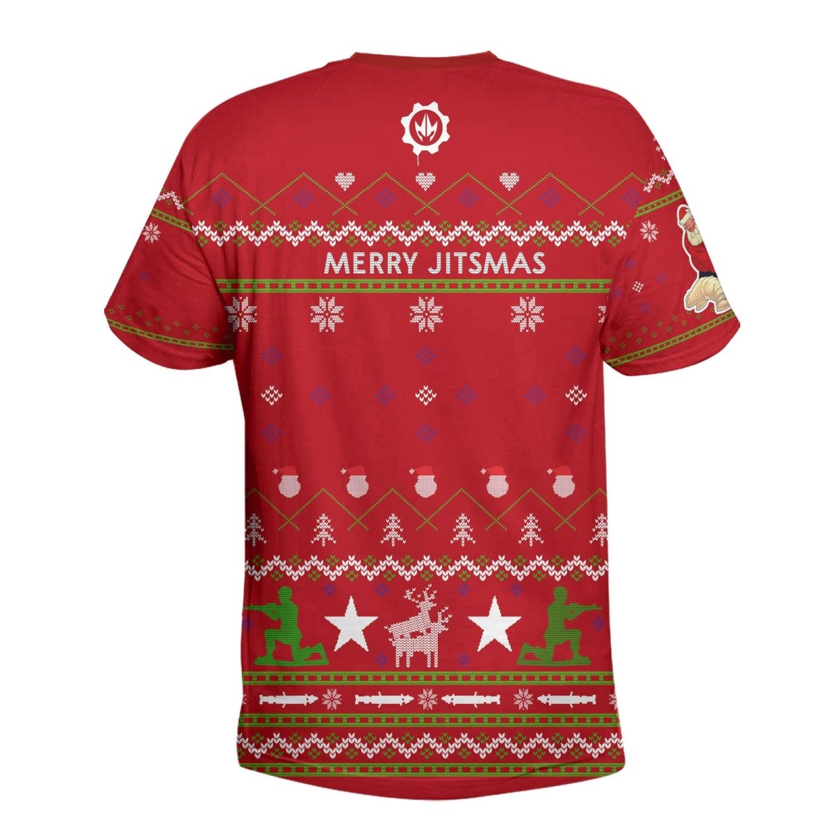 Santa Merry Jitsmas T - Shirt - BattleFitGear