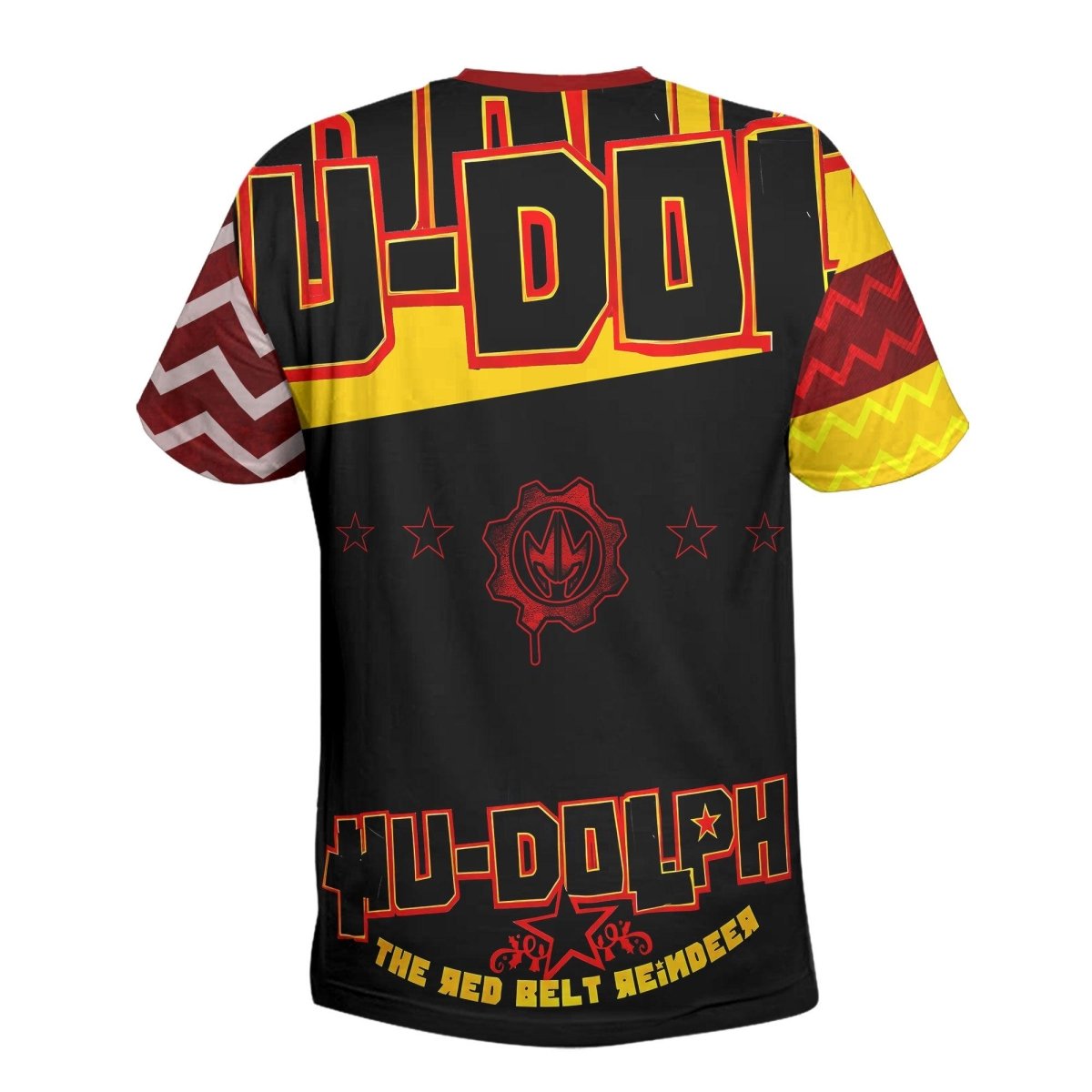 Hudolph The Red Belt Reindeer T - shirt - BattleFitGear