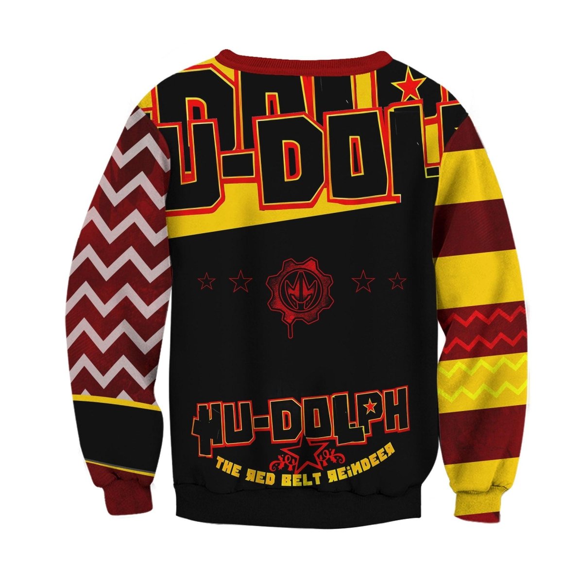 Hudolph The Red Belt Reindeer Sweatshirt - BattleFitGear