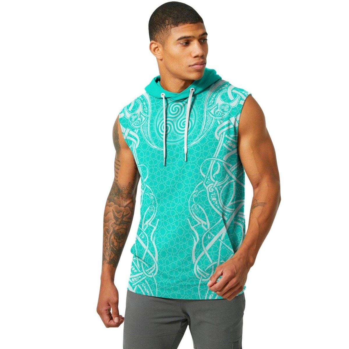 Fenrir Mount Of Odin Sleeveless Pullover & Zip Hoodie - BattleFitGear