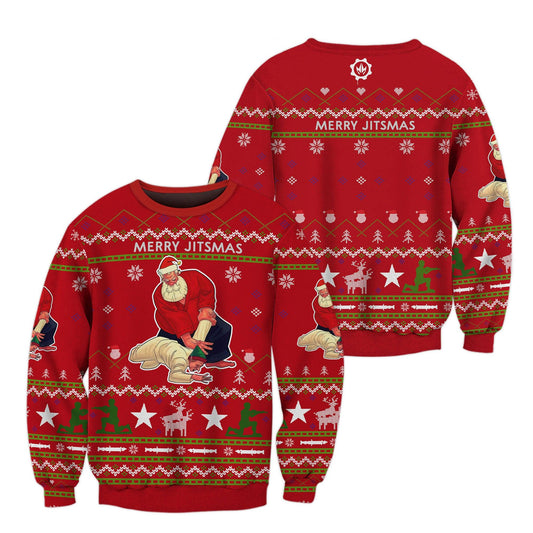 Santa Merry Jitsmas Sweatshirt