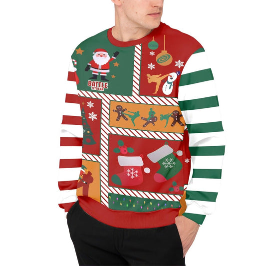 Jiu Jitsu Christmas Sweatshirt - BattleFitGear