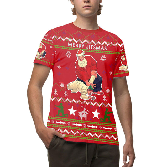 Santa Merry Jitsmas T-Shirt