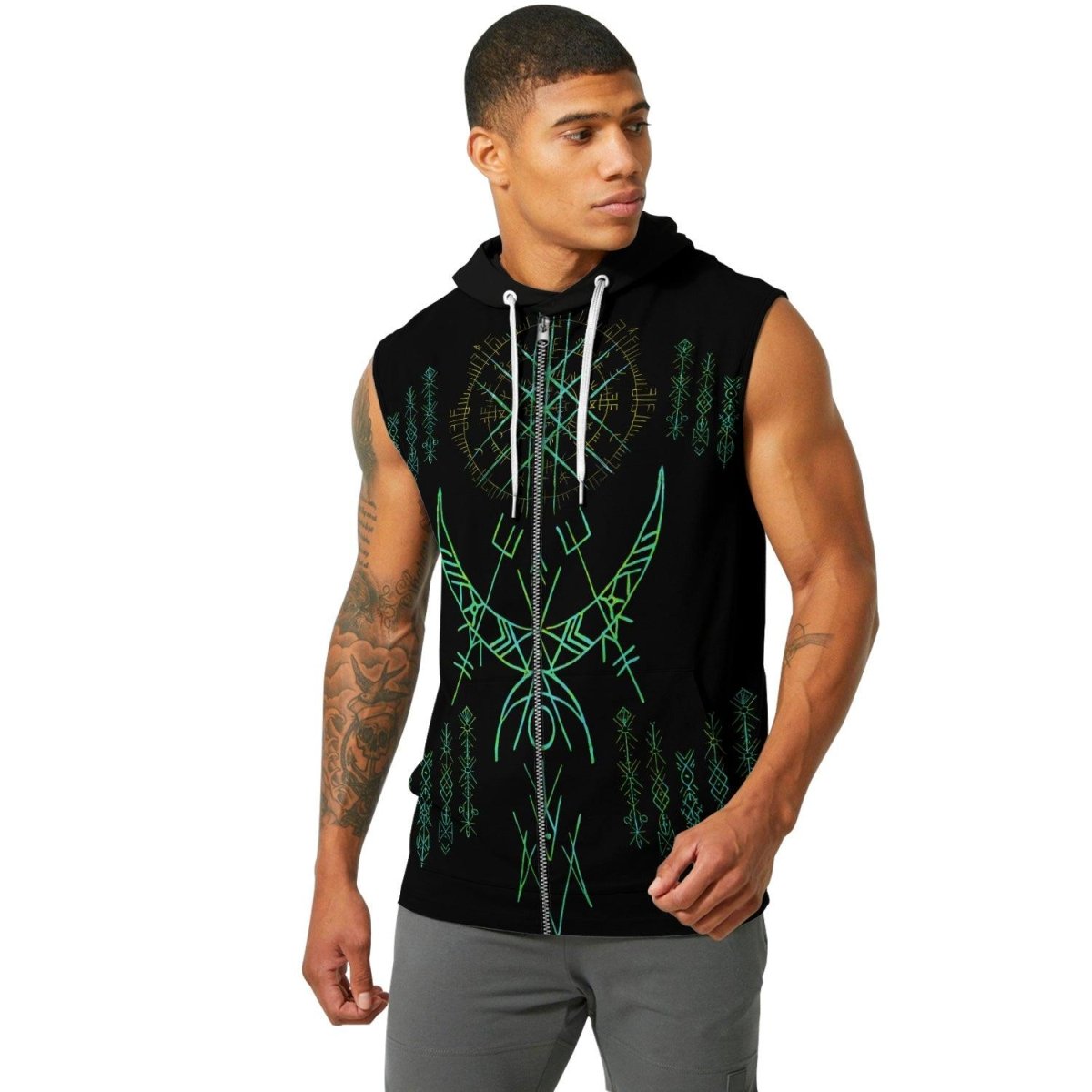 Valkyrie Warriors Of Odin Sleeveless Pullover & Zip Hoodie - BattleFitGear