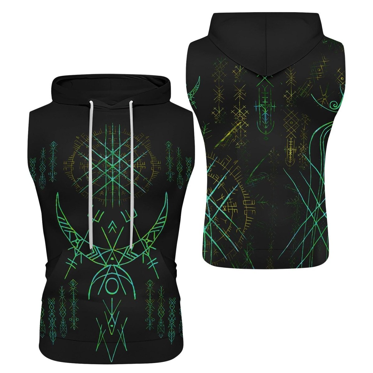 Valkyrie Warriors Of Odin Sleeveless Pullover & Zip Hoodie - BattleFitGear