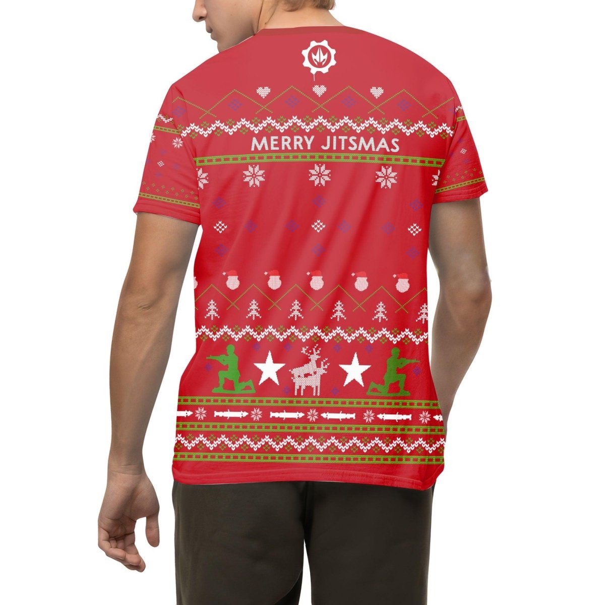 Santa Merry Jitsmas T - Shirt - BattleFitGear