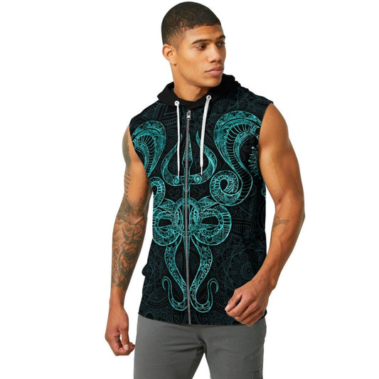 Snake King Vasuki Sleeveless Pullover & Zip Hoodie - BattleFitGear