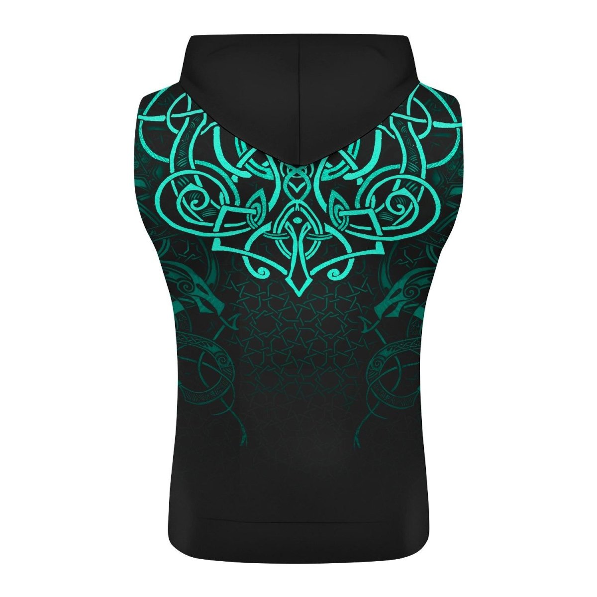 Viking Jormungandr Sleeveless Pullover & Zip Hoodie - BattleFitGear