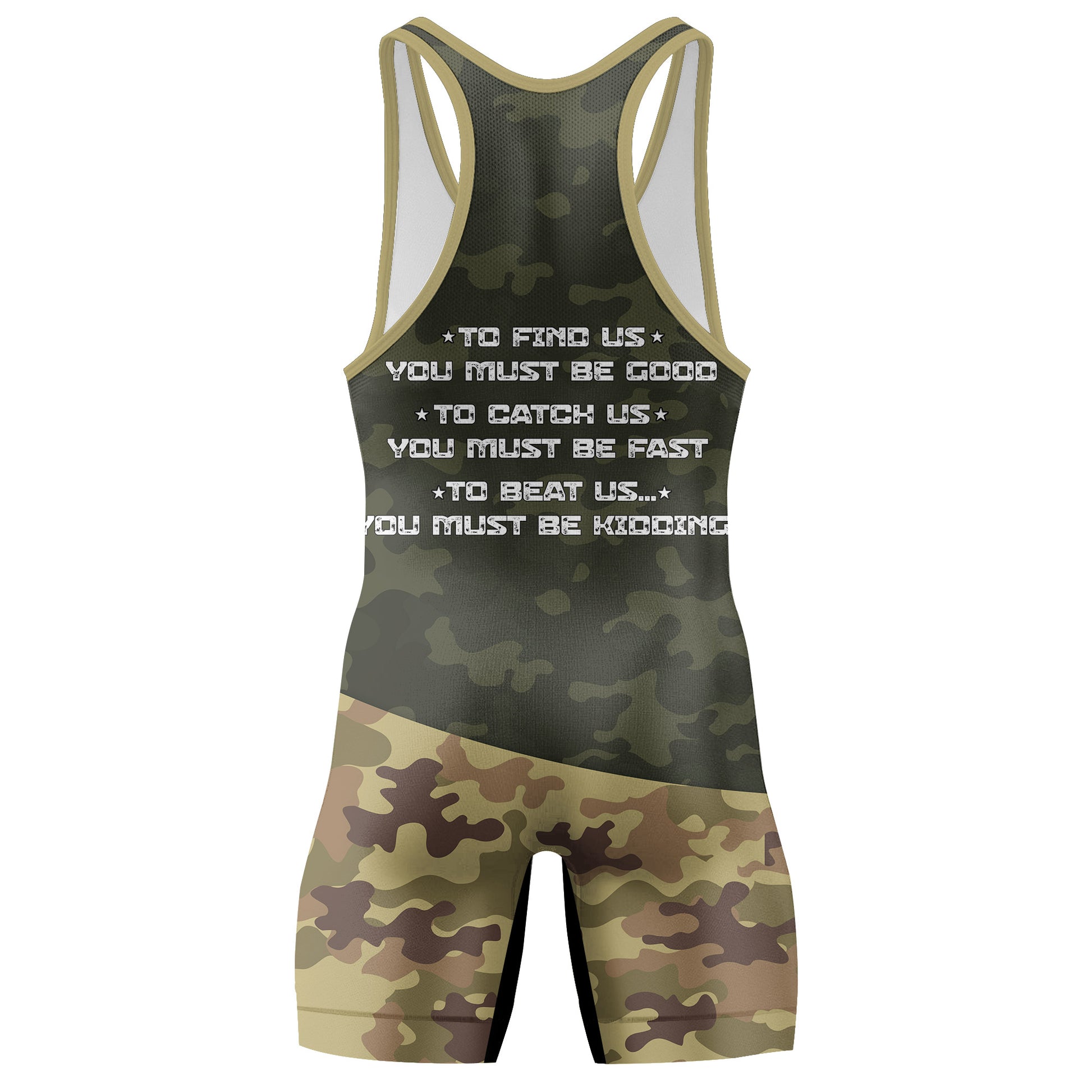 Personalized 1776 US Army Wrestling Singlets