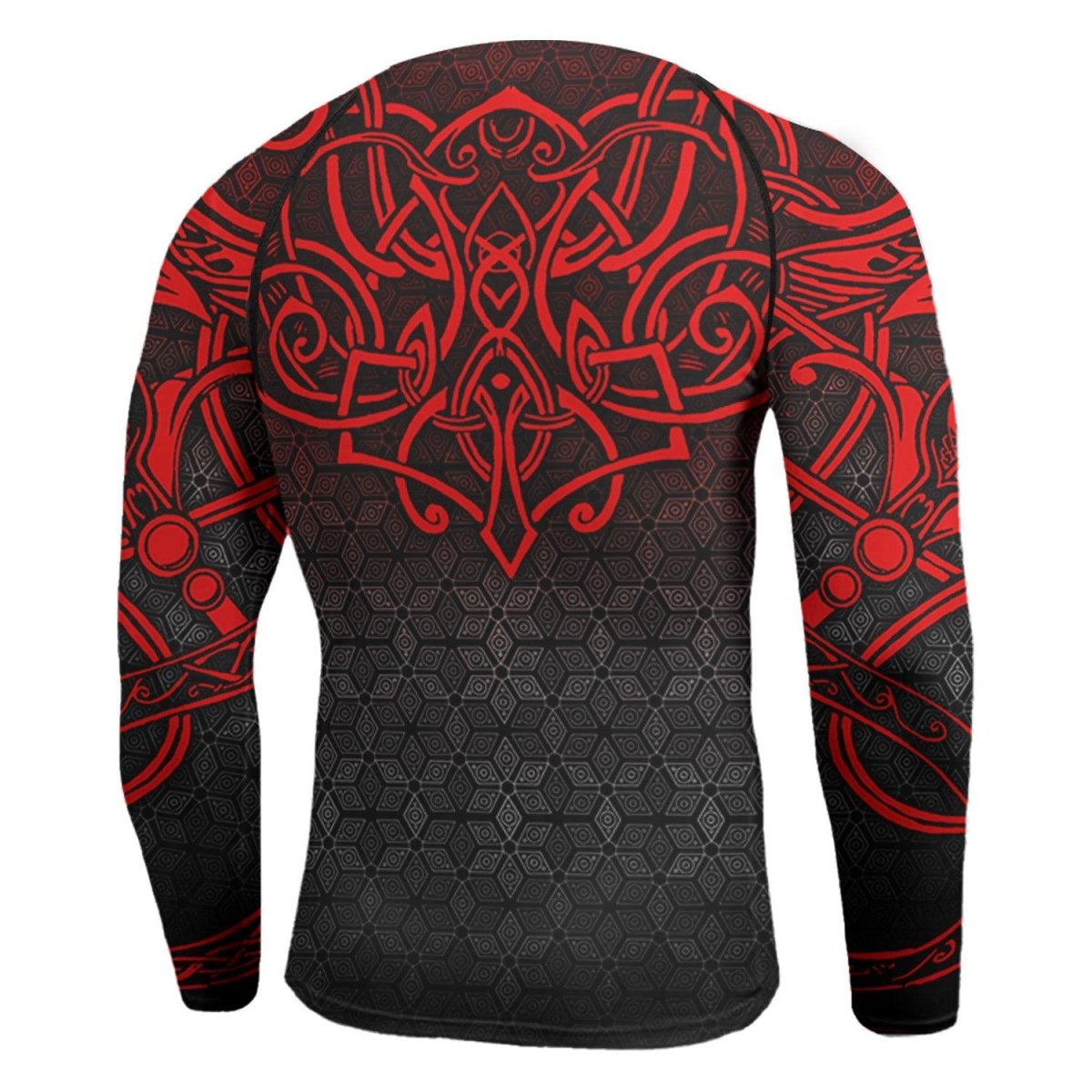 Viking Fenrir Rune 2 High Quality Men's Long Sleeve Rash Guard - BattleFitGear