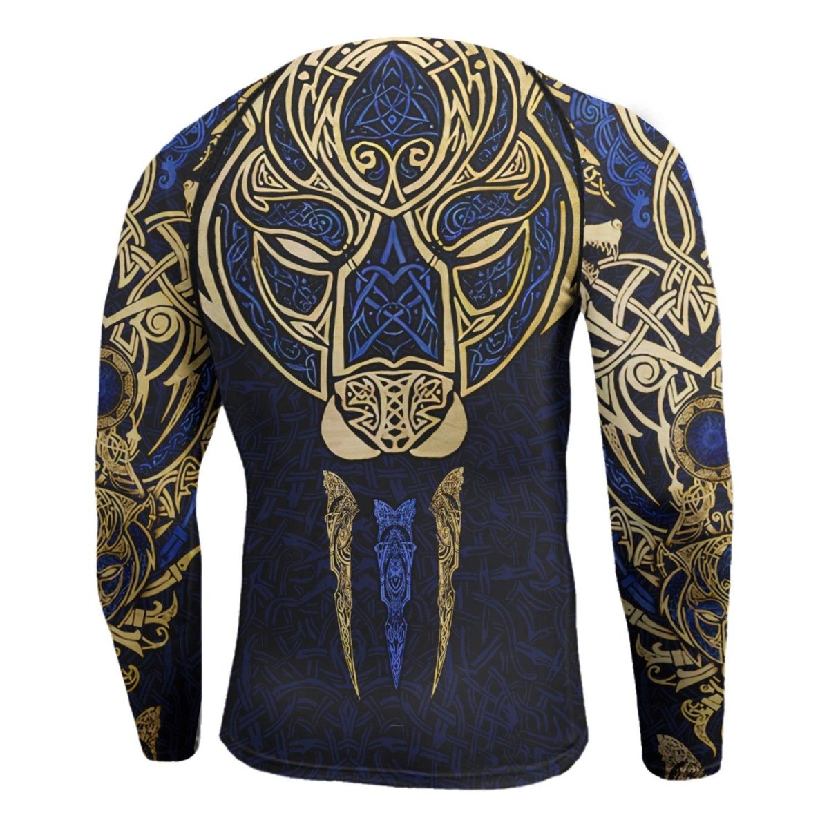 Björn Viking Lion King Men's Long Sleeve Rash Guard - BattleFitGear