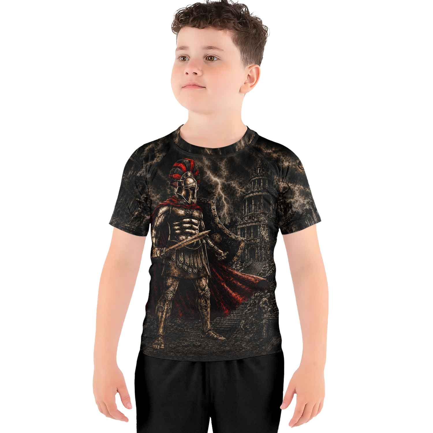 Spartan Leader Kids Rash Guard