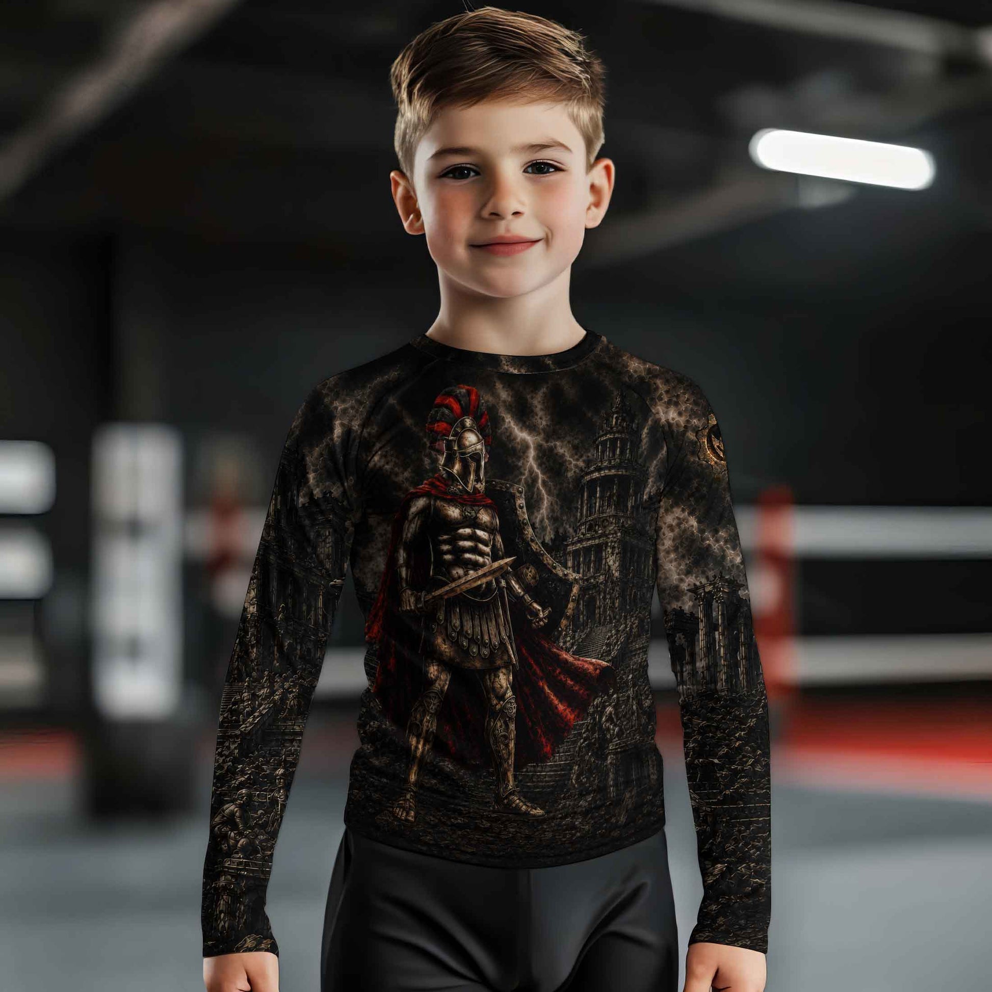 Spartan Leader Kids Rash Guard