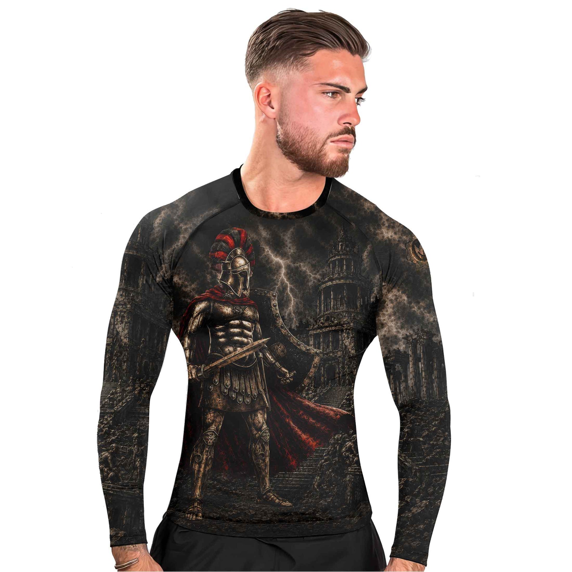 Spartan Leader Men's Long Sleeve Rash Guard
