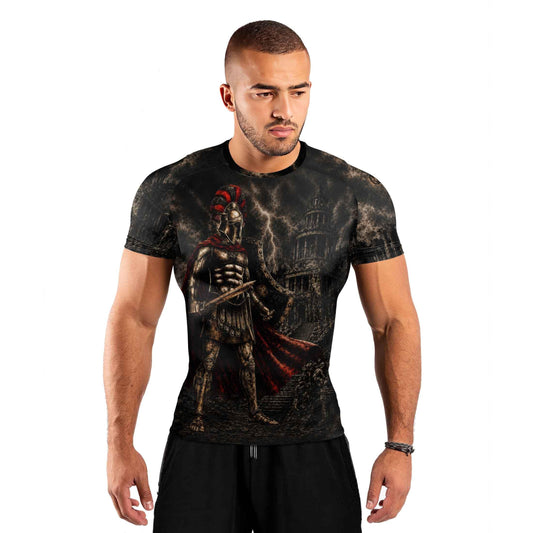 Spartan Leader Men's Short Sleeve Rash Guard