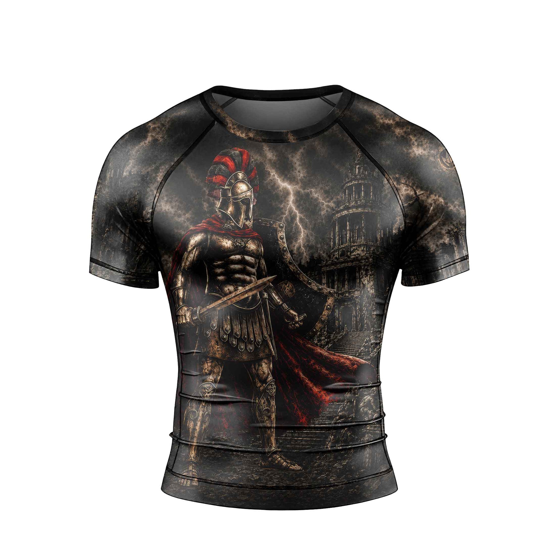 Spartan Leader Men's Short Sleeve Rash Guard