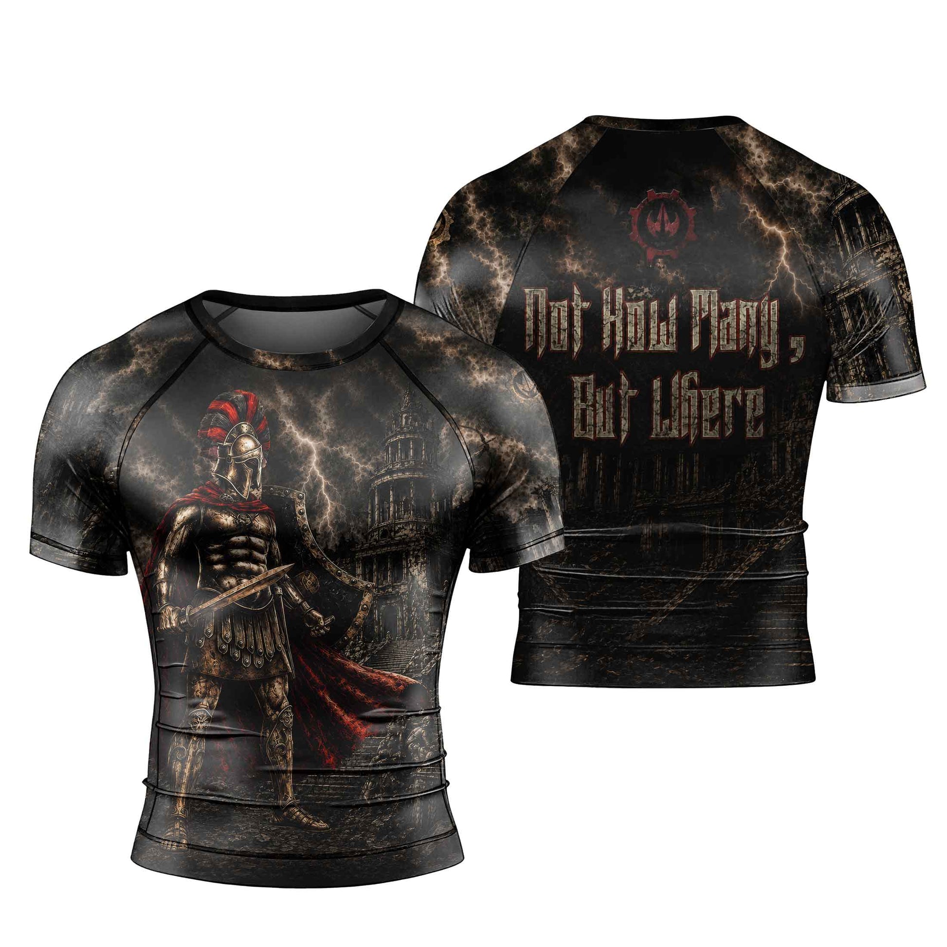 Spartan Leader Men's Short Sleeve Rash Guard