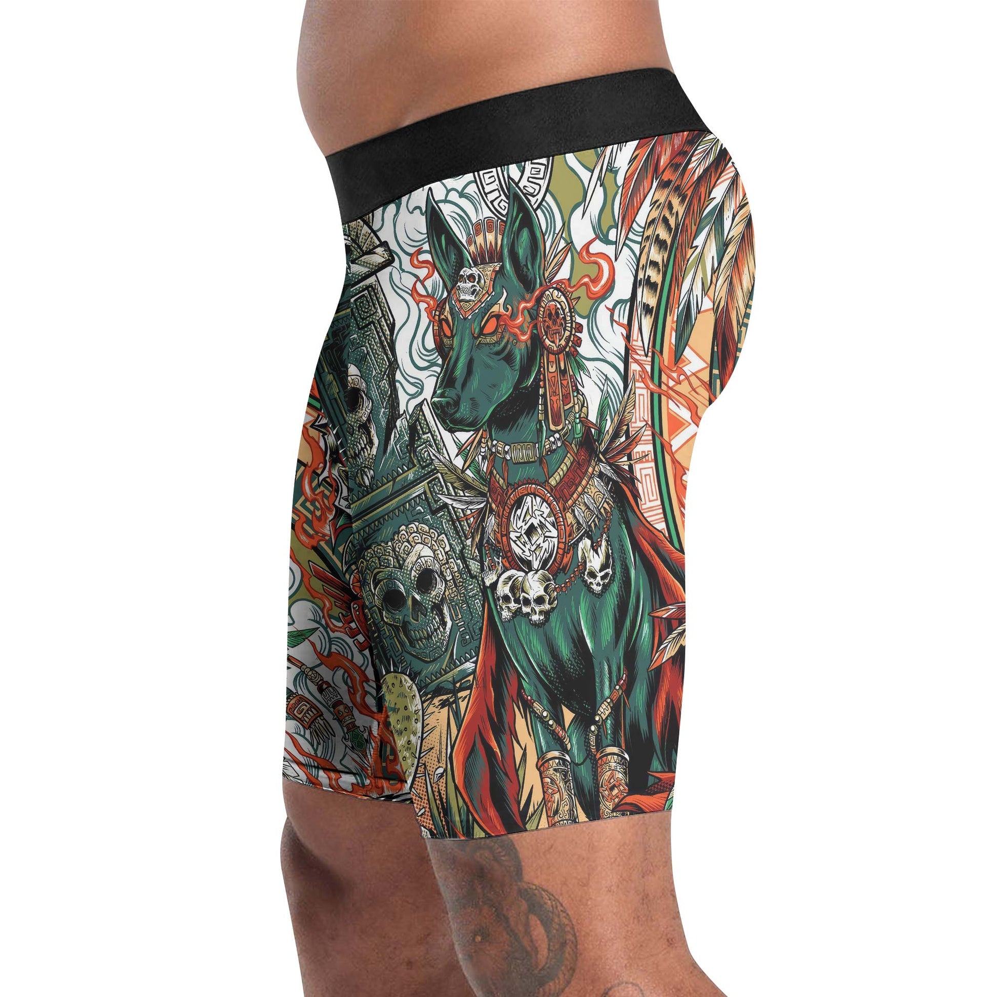 Tezcatlipoca God Compression Shorts