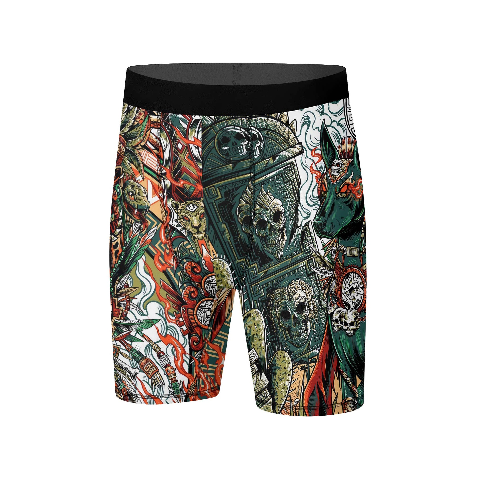 Tezcatlipoca God Compression Shorts