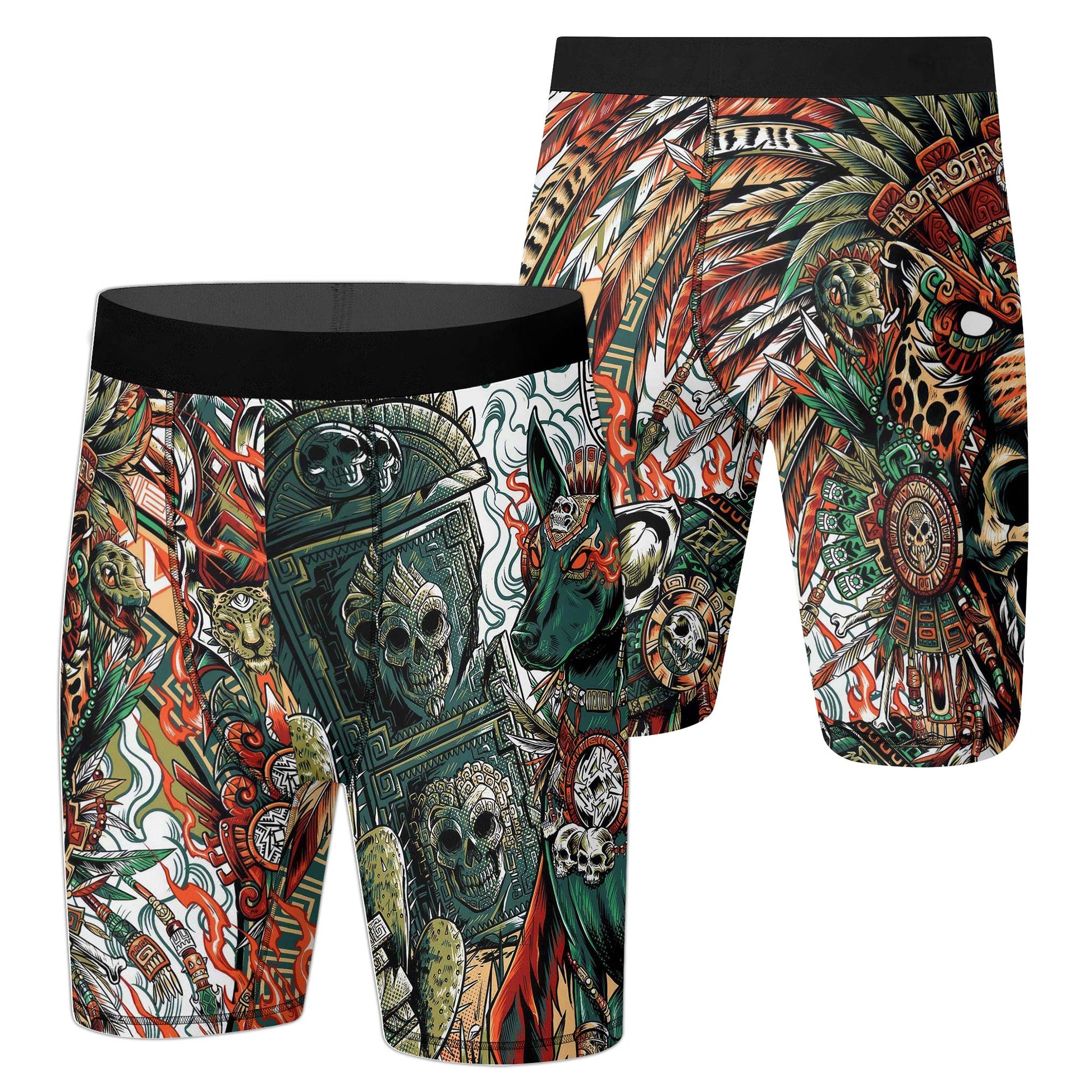 Tezcatlipoca God Compression Shorts