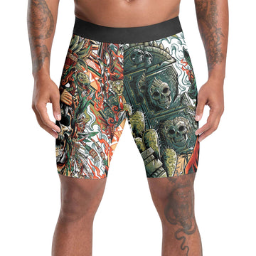 Tezcatlipoca God Compression Shorts