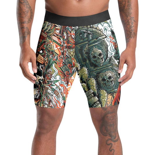 Tezcatlipoca God Compression Shorts