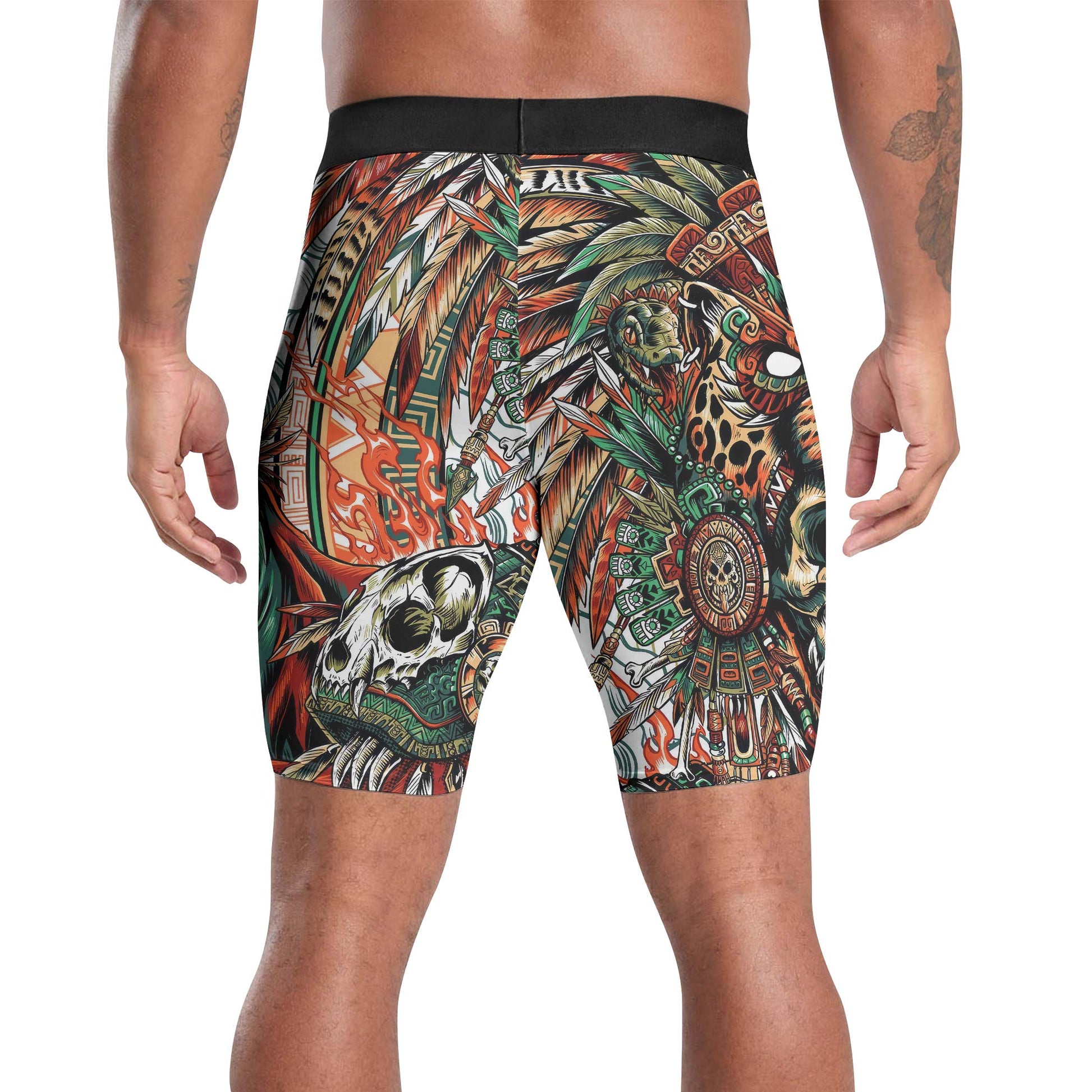 Tezcatlipoca God Compression Shorts