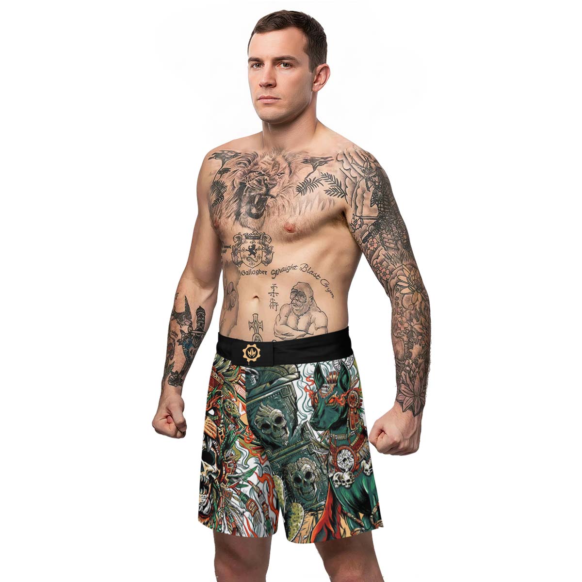 Tezcatlipoca God Fight Shorts