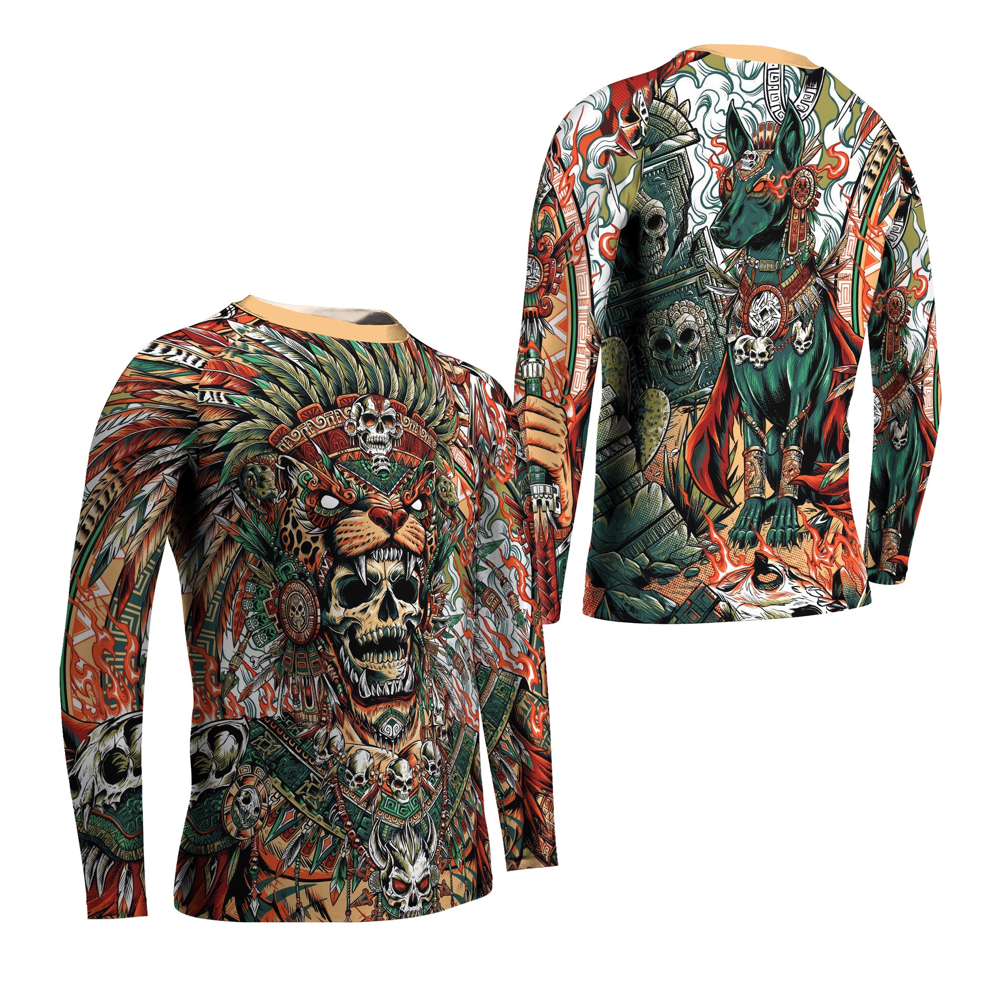 Tezcatlipoca God Kids Rash Guard