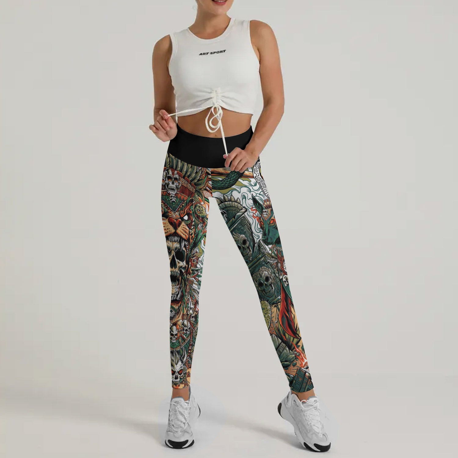 Tezcatlipoca God Leggings