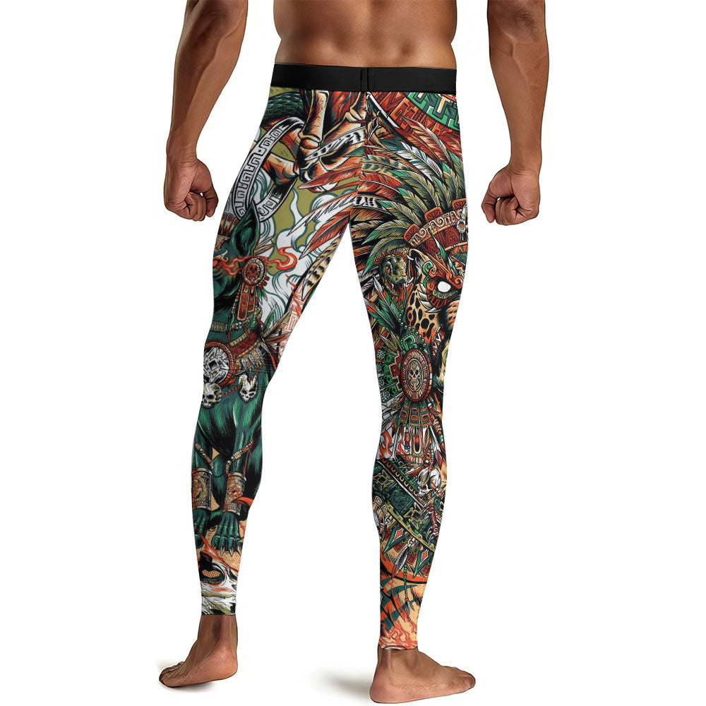 Tezcatlipoca God Men's Compression Leggings