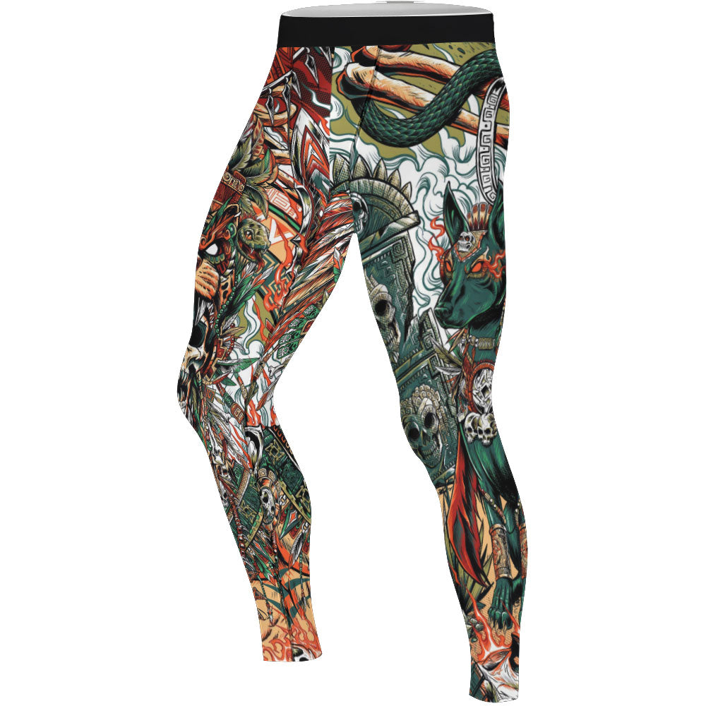 Tezcatlipoca God Men's Compression Leggings