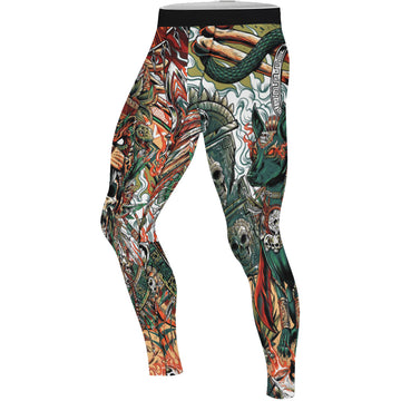 Tezcatlipoca God Men's Compression Leggings