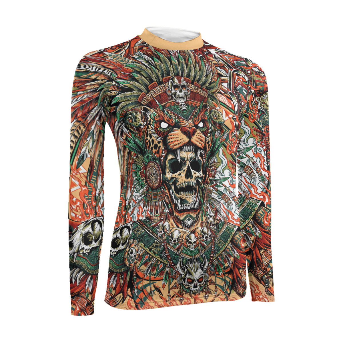 Tezcatlipoca God Women's Long Sleeve Rash Guard