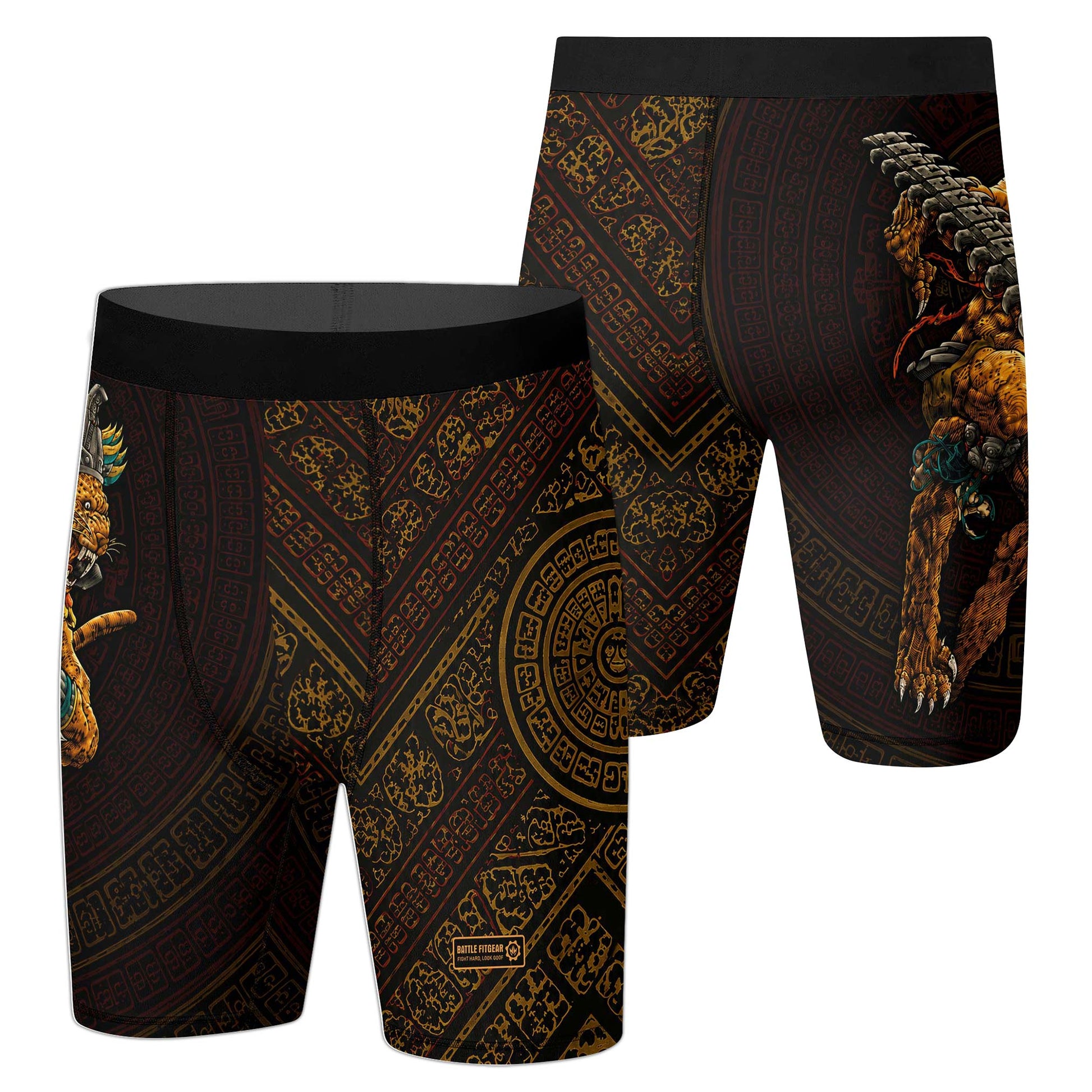 Tezcatlipoca Warrior Compression Shorts