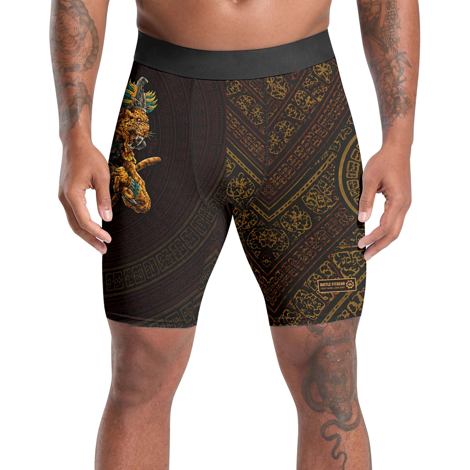 Tezcatlipoca Warrior Compression Shorts