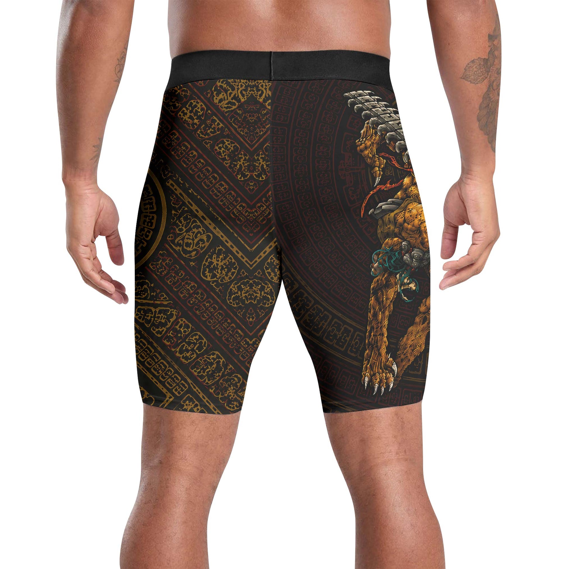 Tezcatlipoca Warrior Compression Shorts