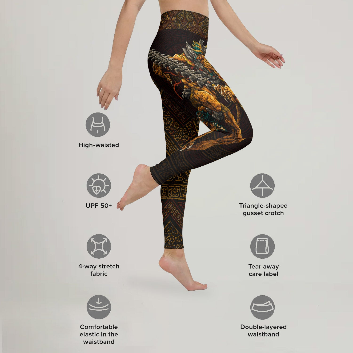 Tezcatlipoca Warrior Leggings