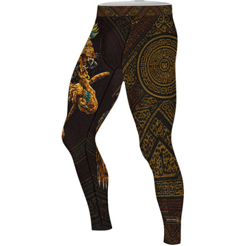 Tezcatlipoca Warrior Men's Compression Leggings