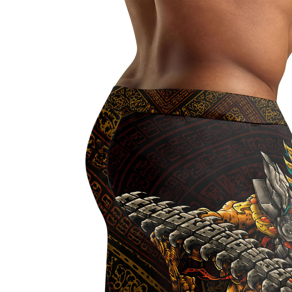 Tezcatlipoca Warrior Men's Compression Leggings