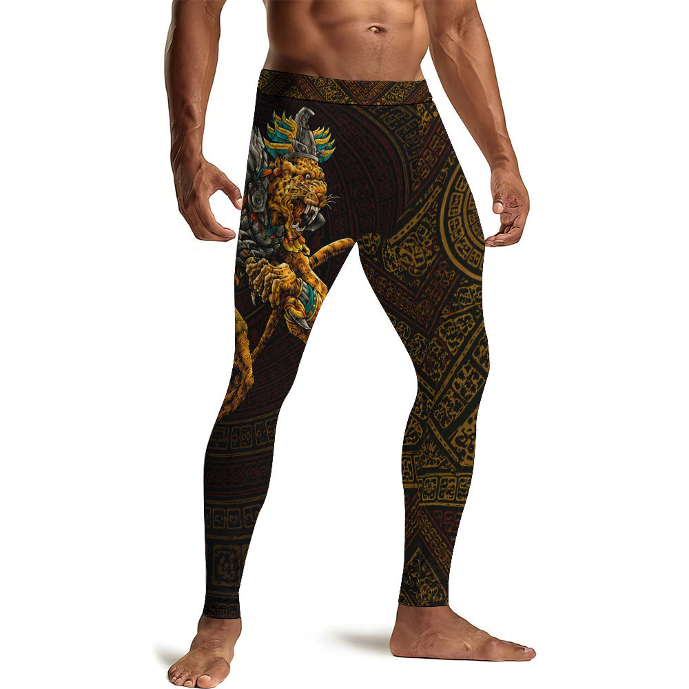 Tezcatlipoca Warrior Men's Compression Leggings