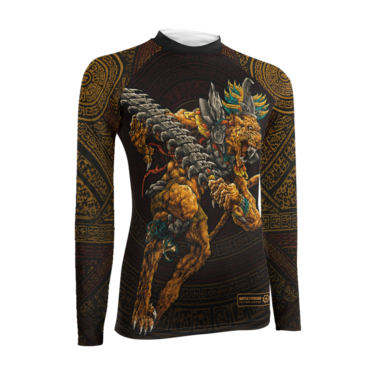 Tezcatlipoca Warrior Women's Long Sleeve Rash Guard