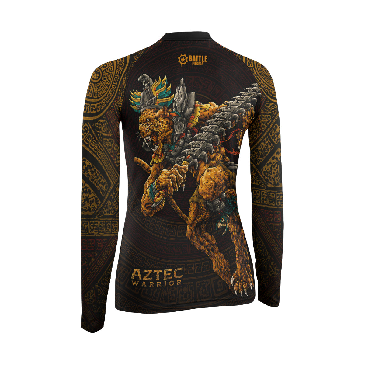 Tezcatlipoca Warrior Women's Long Sleeve Rash Guard