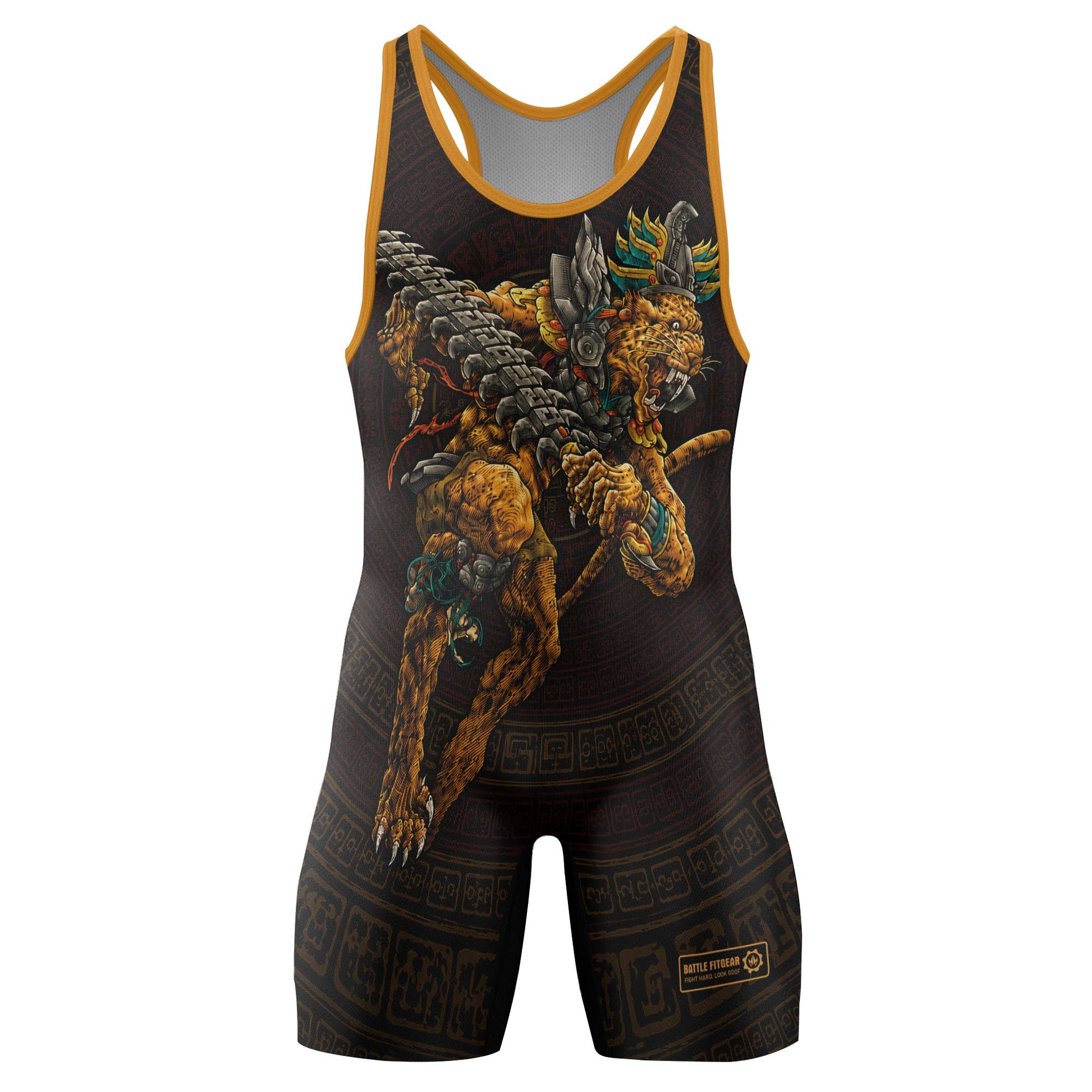 Tezcatlipoca Warrior Wrestling Singlets