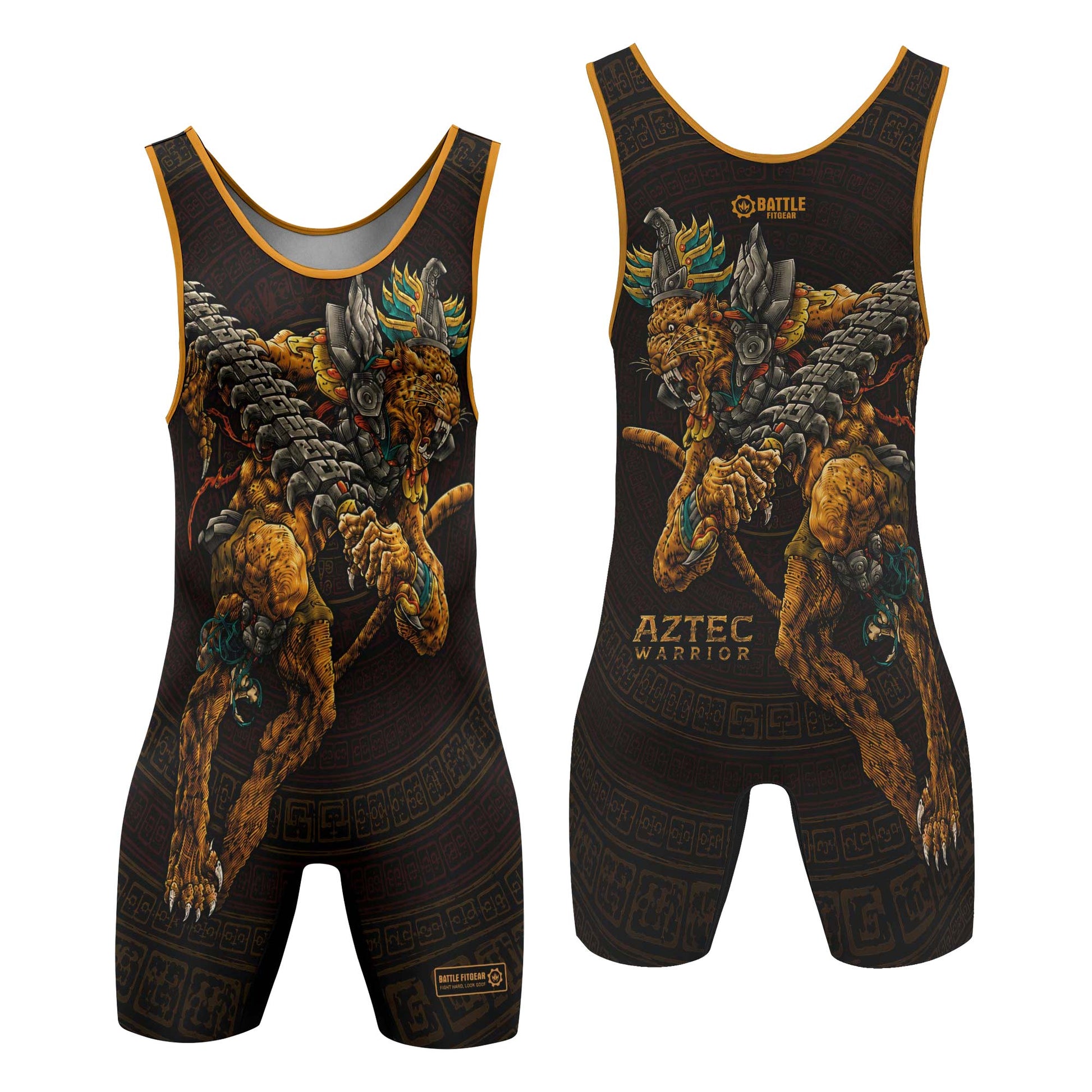 Tezcatlipoca Warrior Wrestling Singlets