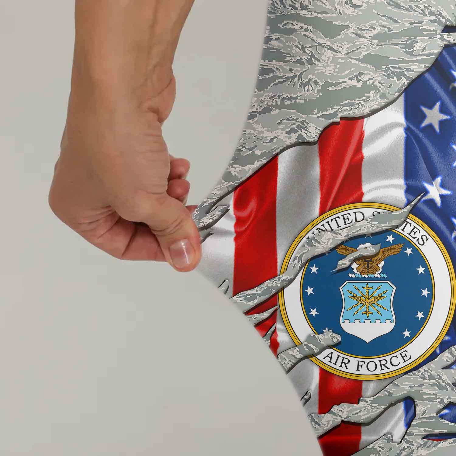 US Air Force American Flag Camo Leggings