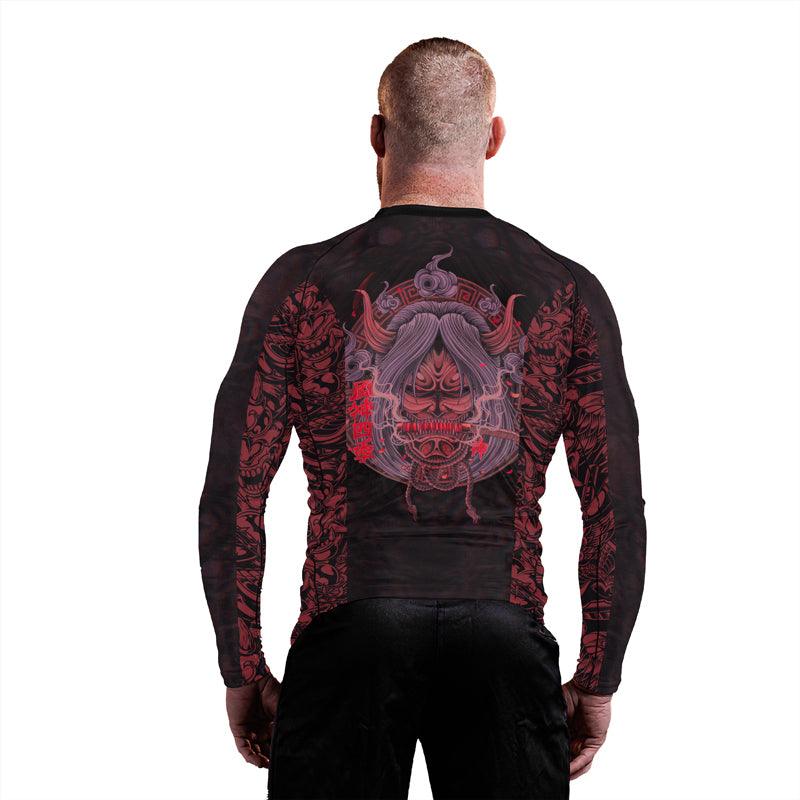 Samurai Men's Long Sleeve Rash Guard - BattleFitGear